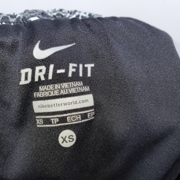 NIKE Black Orange Running Dri-Fit Sports Gym Shirtd Size XS - Picture 3 of 4